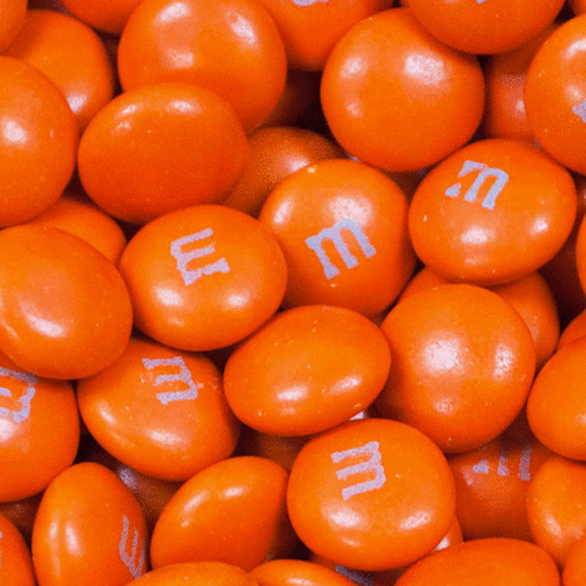 5,000 Pcs Orange M&amp;M's Candy Milk Chocolate (10lb Case, Approx. 5,000 Pcs) Image