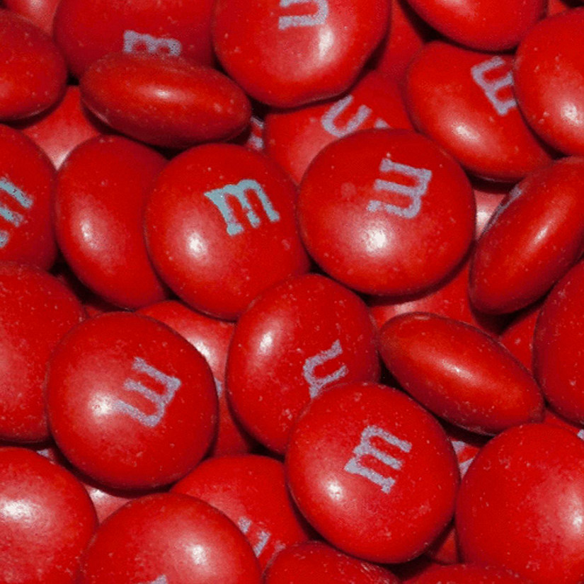 5,000 Pcs Red M&amp;M's Candy Milk Chocolate (10lb Case, Approx. 5,000 Pcs) Image