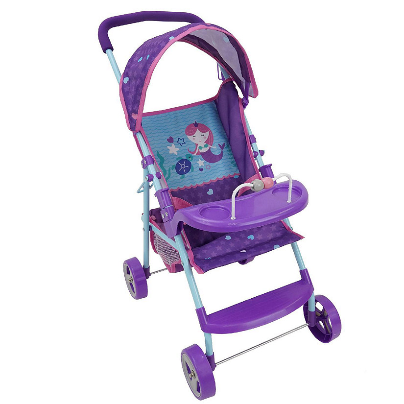 509: Mermaid Doll Travel System Stroller Set Image