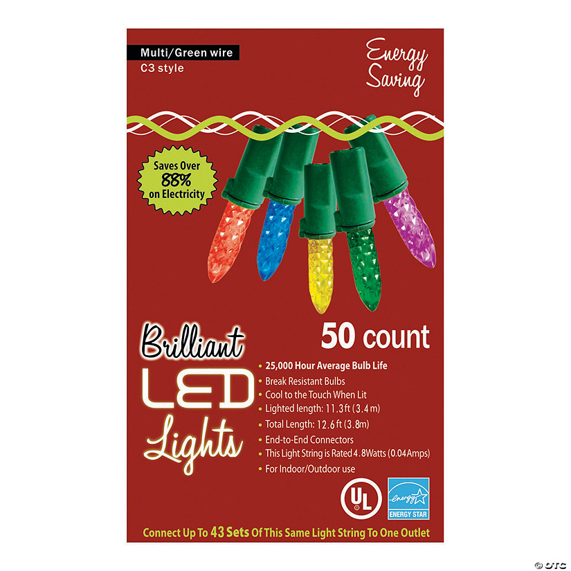 50L MU Holiday LED Lights - C3 Style Image