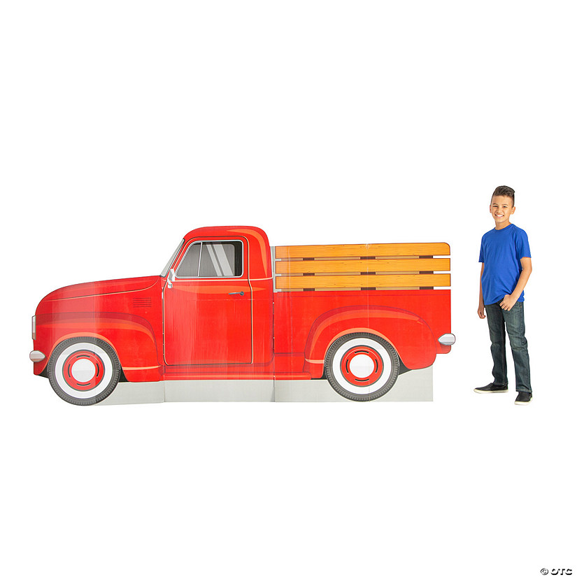 51" Vintage Truck Cardboard Cutout Stand-Up Image