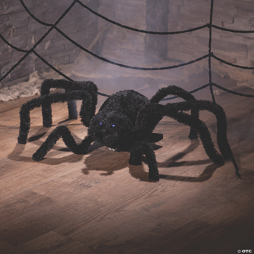 52" Animated Large Spider Halloween Decoration Oriental Trading