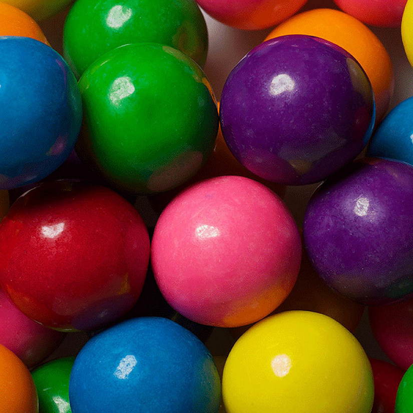 52 Pcs Assorted Candy Gumballs 1-inch (1 lb) Image