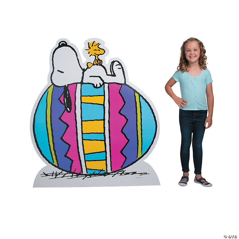 52" Peanuts<sup>&#174;</sup> Easter Cardboard Cutout Stand-Up Image