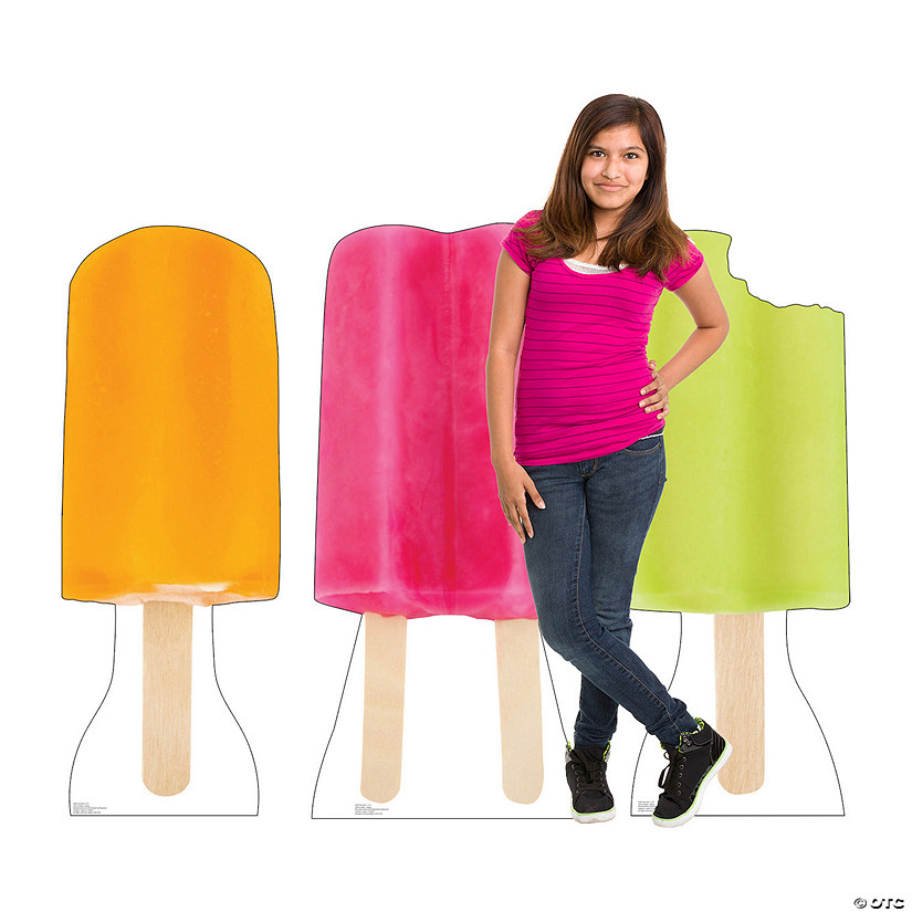53" Popsicles Cardboard Cutout Stand-Ups - 3 Pc. Image
