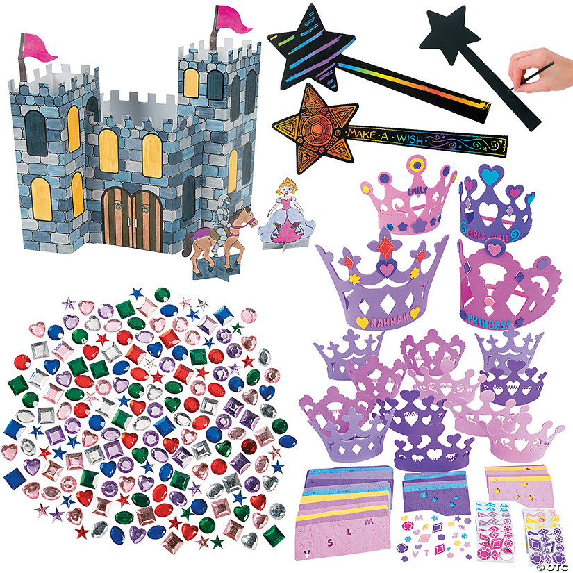 536 Pc. Perfect Princess Craft Kit for 12 Image