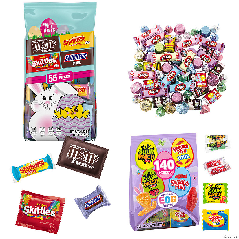 54.75 oz. Bulk 250 Pc. Easter Candy Variety Mix Image
