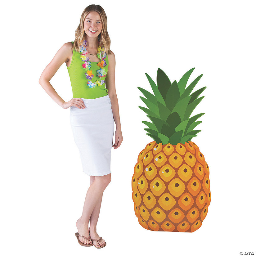 54" Pineapple Cardboard Cutout Stand-Up Image
