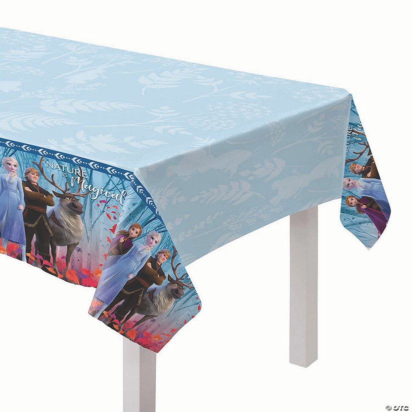 54" x 108" Disney&#8217;s Frozen II Plastic Tablecloth Image