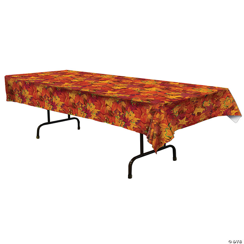 54" x 108" Fall Leaf Table Cover Image