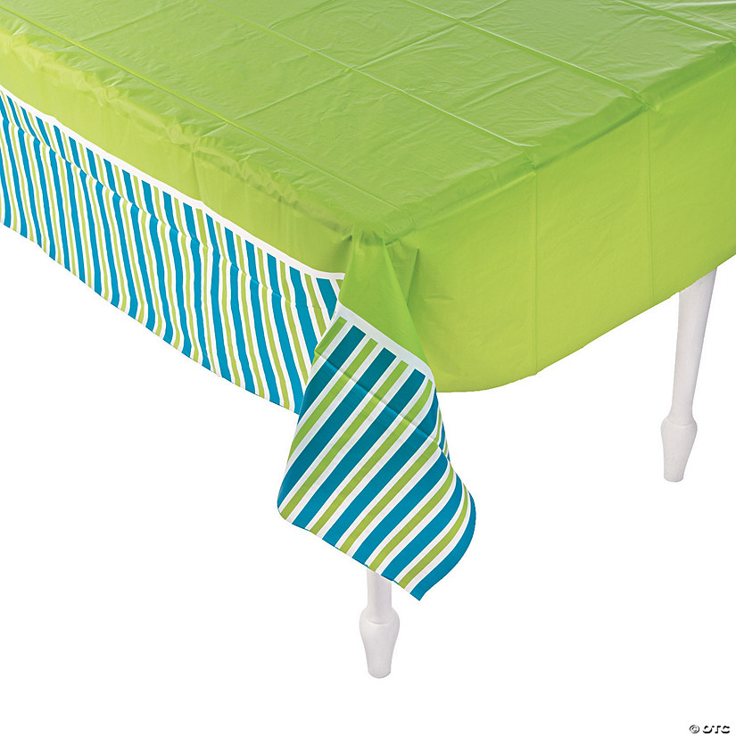 54" x 108" Golf Par-Tee Plastic Tablecloth Image