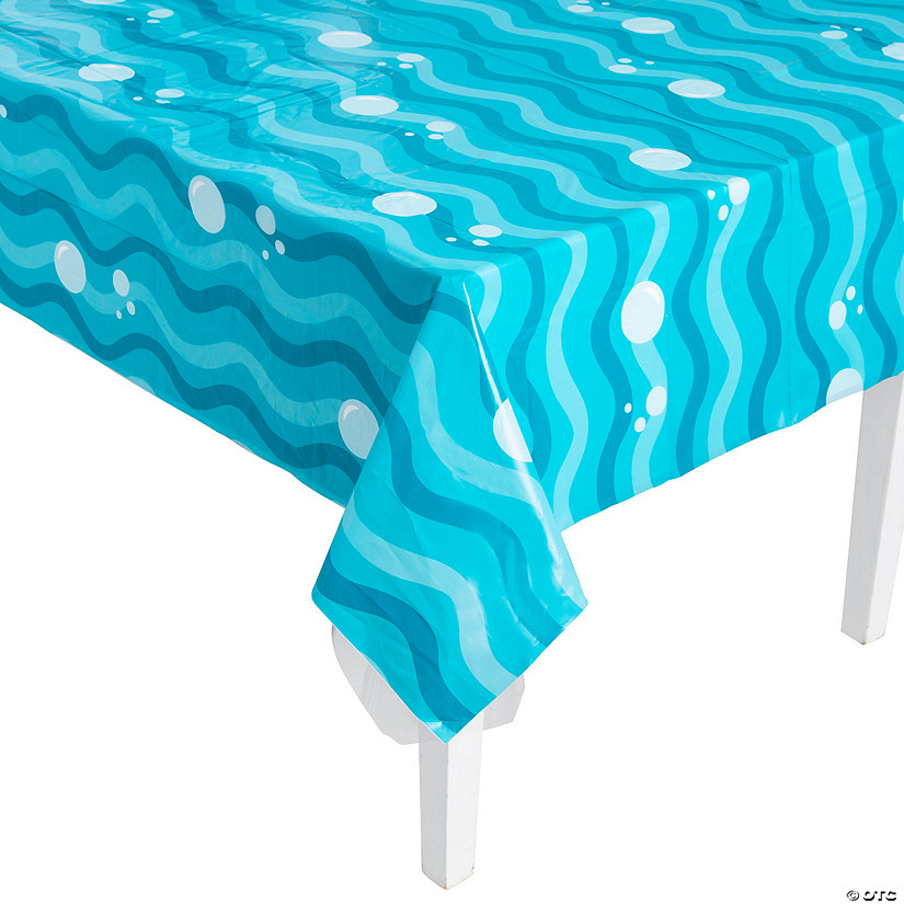 54" x 108" Under the Sea Plastic Tablecloth Image