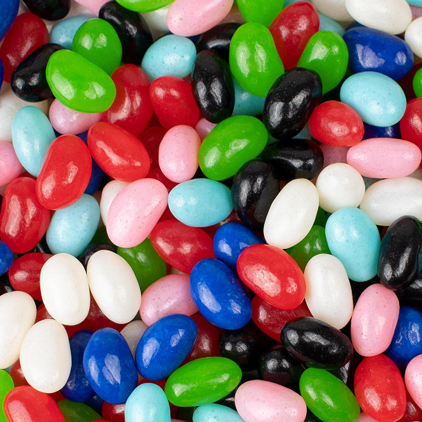 5,400 Pcs Rainbow Candy Jelly Beans - Mixed Fruit (12 lb Case) Image