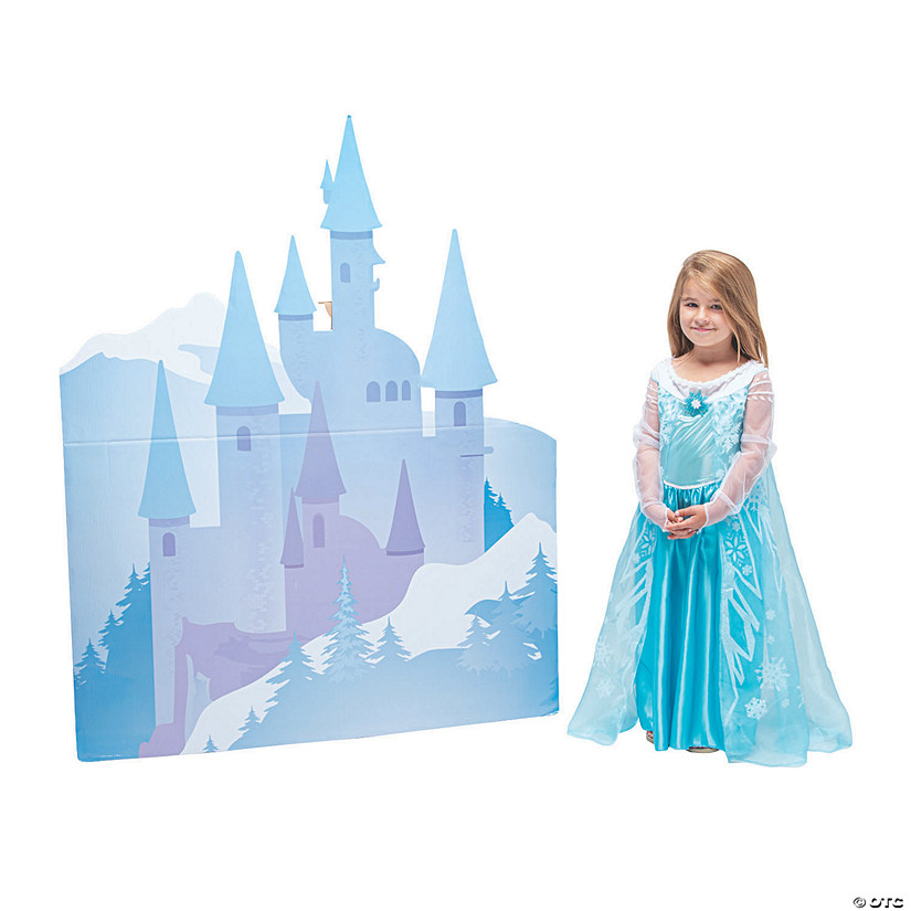 55" Winter Princess Castle Cardboard Cutout Stand-Up Image