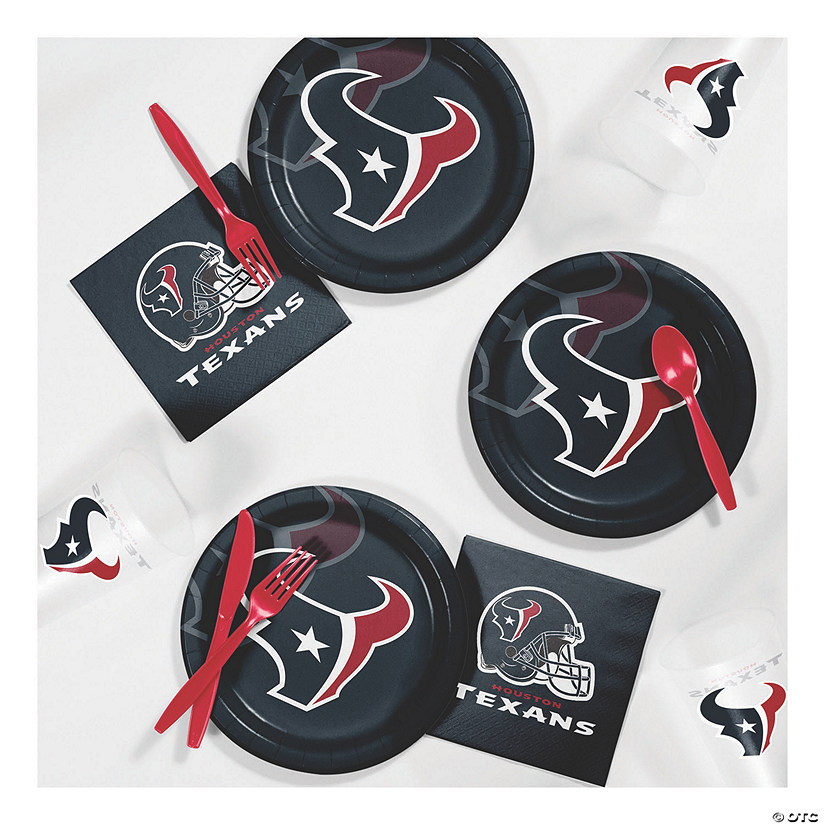 56 Pc. Nfl Houston Texans Tailgating Kit  For 8 Guests Image