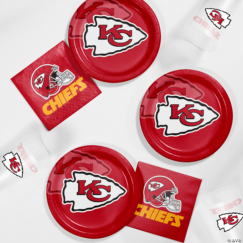56 Pc. Nfl Kansas City Chiefs Tailgating Kit - 8 Guests Image