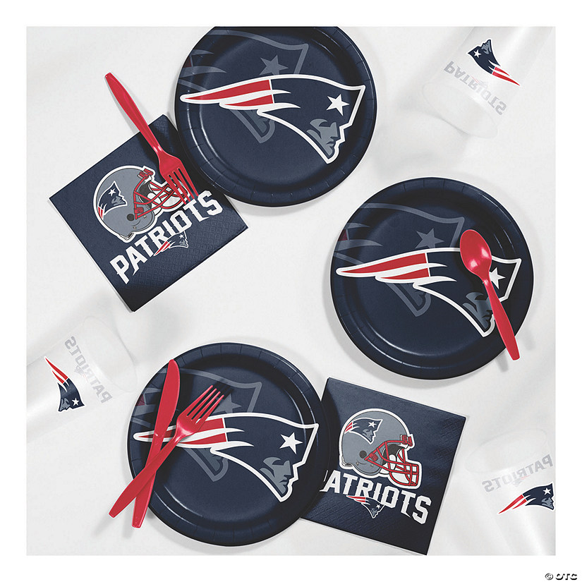 56 Pc. Nfl New England Patriots Tailgating Kit  For 8 Guests Image