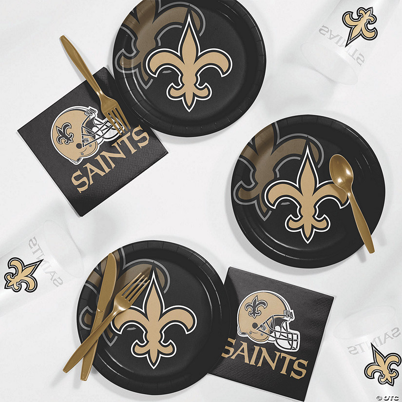 56 Pc. Nfl New Orleans Saints Tailgating Kit  For 8 Guests Image