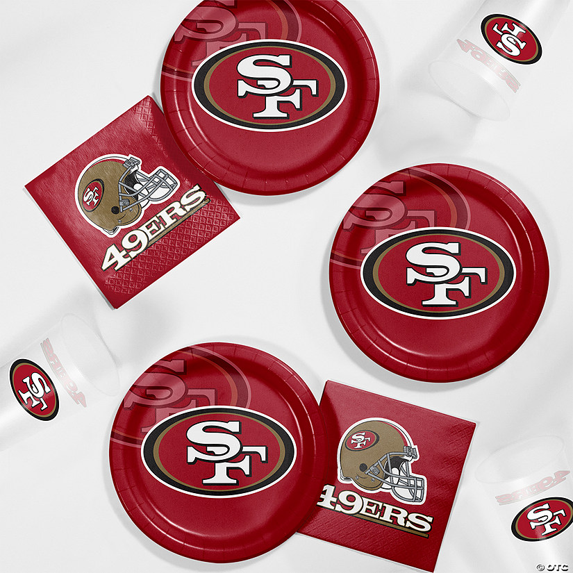 56 Pc. Nfl San Francisco 49Ers Tailgating Kit - 8 Guests Image