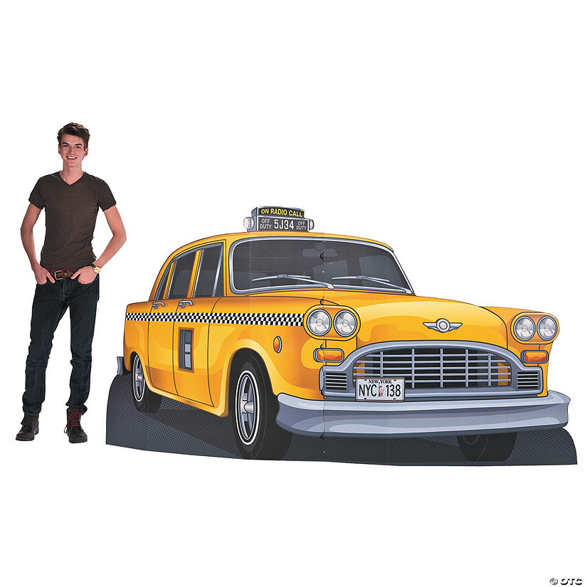 58" Old Style Cab Cardboard Cutout Stand-Up Image