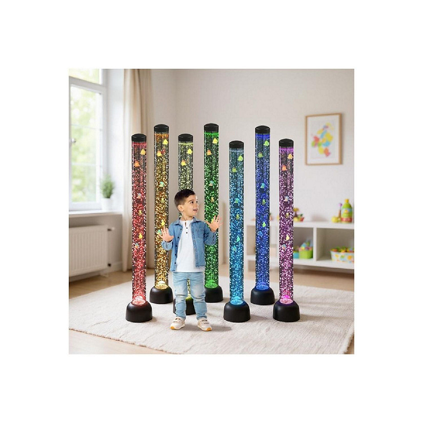 5ft Sensory LED Bubble Tube Lamp with 2 Brackets Image