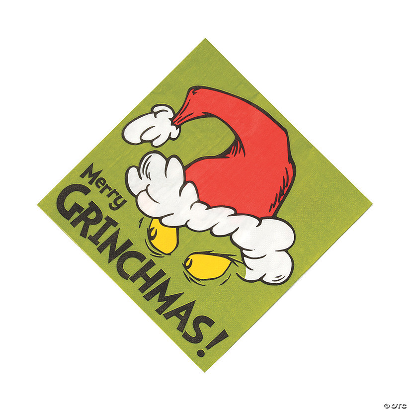 6 1/2" Dr. Seuss&#8482; The Grinch Paper Luncheon Napkins - 16 Ct. Image