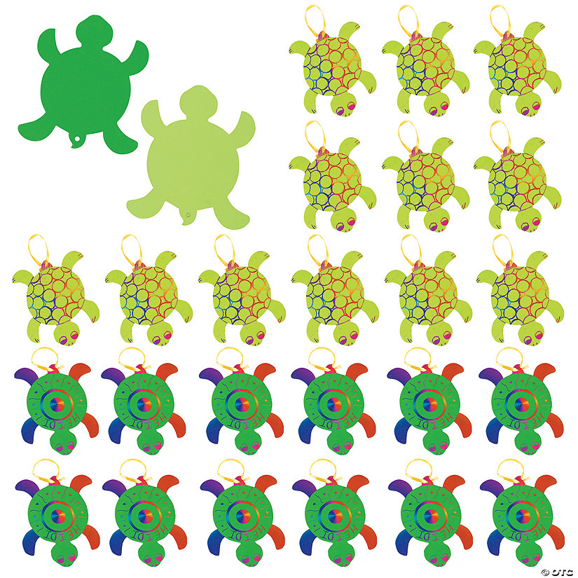 6 1/2" Magic Color Scratch Turtles - 24 Pc. Image
