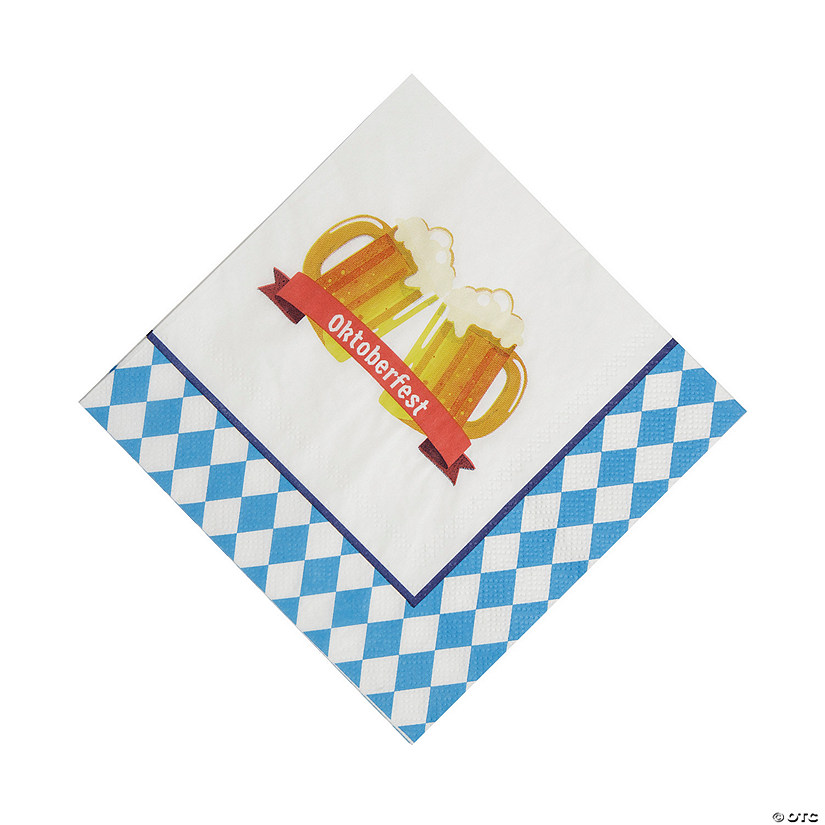 6 1/2" Oktoberfest Party Luncheon Napkins - 16 Ct. Image