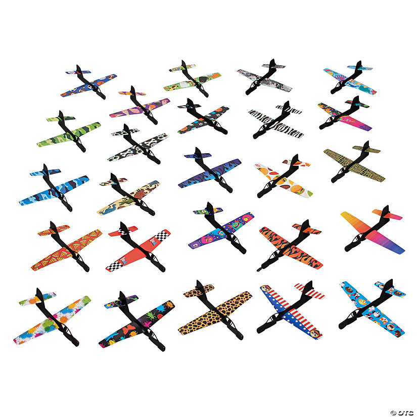6 1/4" - 6 1/2" Bulk 100 Pc. Toy Jet Cardboard Gliders Assortment Image