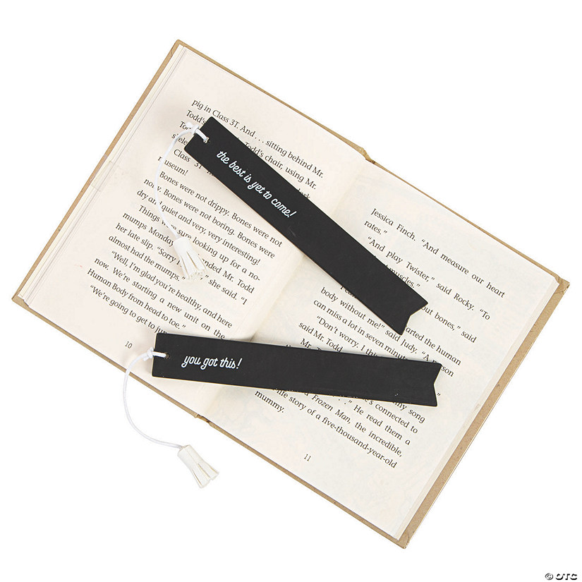 6 3/4" Graduation Faux Leather Bookmarks with Tassel - 6 Pc. Image
