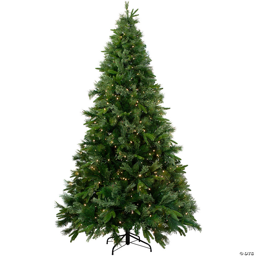 6.5' Pre-Lit Full Ashcroft Cashmere Pine Artificial Christmas Tree - Warm Clear LED Lights Image