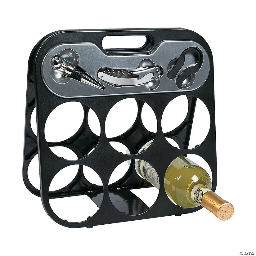 6Bottle Wine Rack Gift Set Oriental Trading