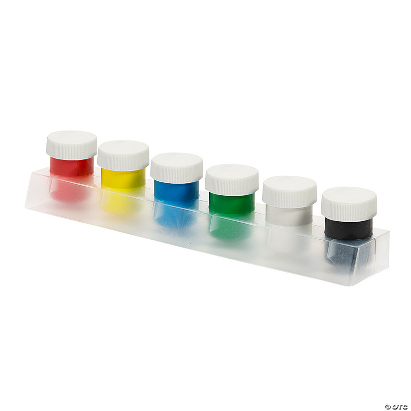 6-Color Acrylic Paint Jar Strips - 6 Sets Image