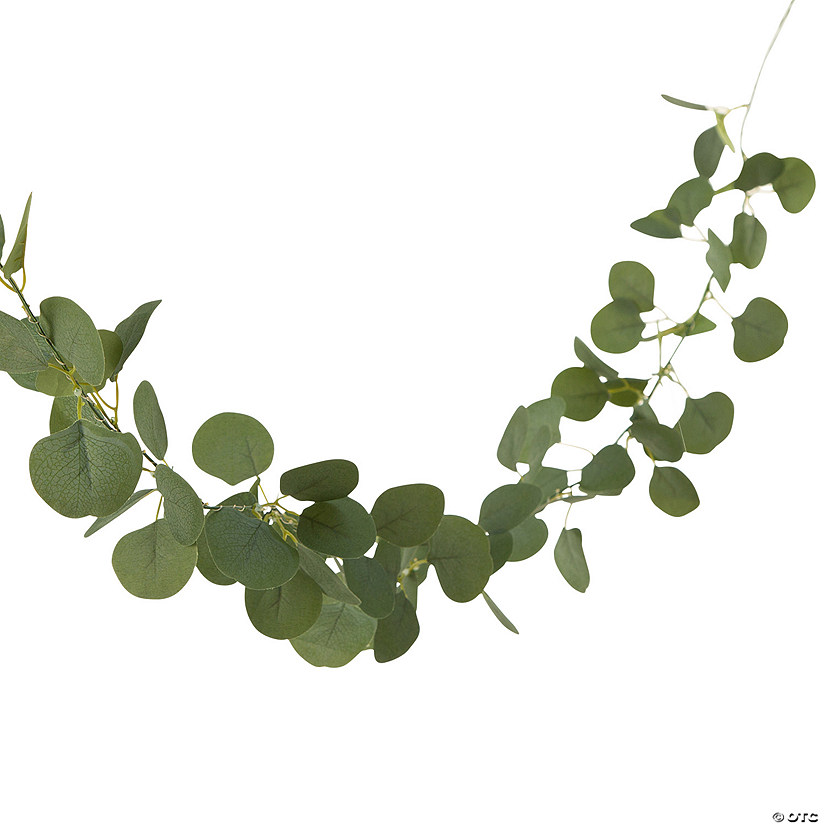 6 Ft. 7" Green Eucalyptus Rattan String Lights Image