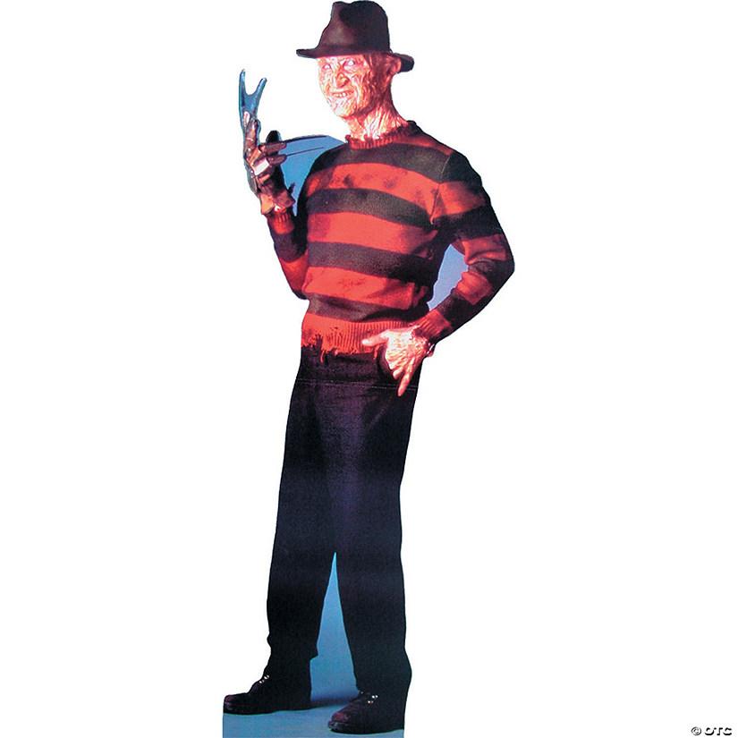 6 Ft. A Nightmare on Elm Street&#8482; Bright Freddy Krueger Life-Size Cardboard Cutout Stand-Up Image