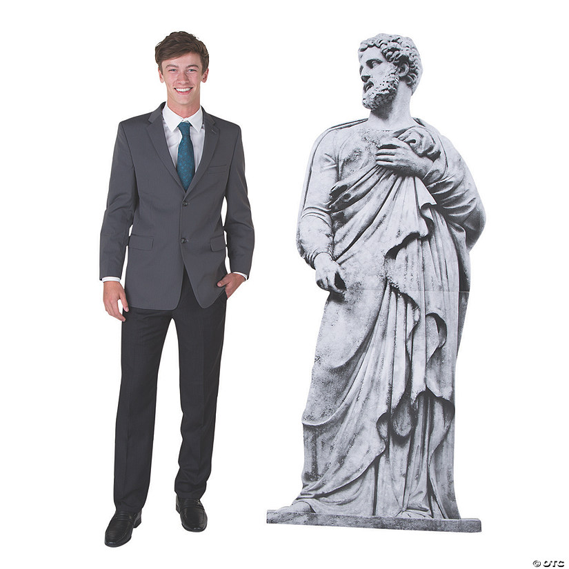 6 Ft. Ancient Greek Garden God Statue Cardboard Cutout Stand-Up Image