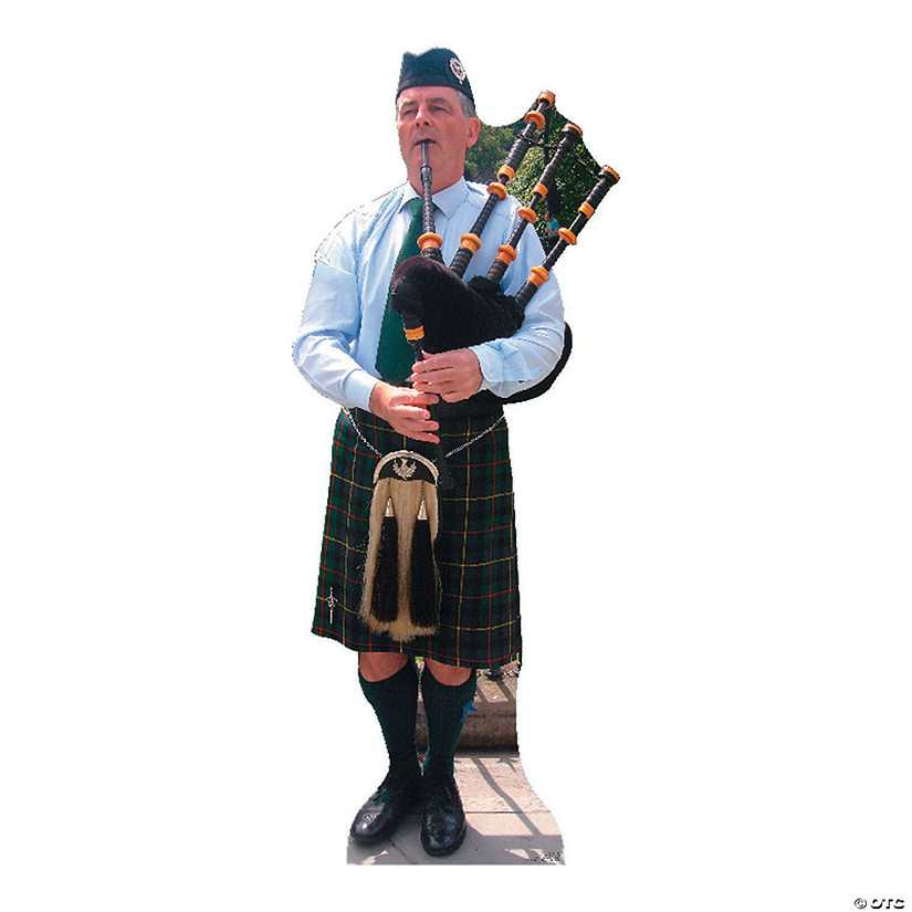 6 Ft. Bagpiper Life-Size Cardboard Cutout Stand-Up Image
