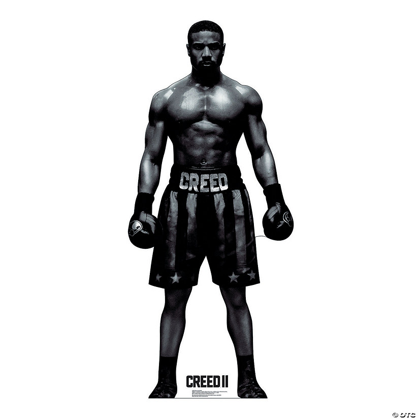 6 Ft. Black & White Adonis Creed 2 Life-Size Cardboard Cutout Stand-Up Image