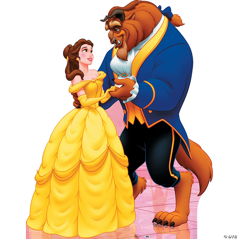 6 Ft. Disney's Beauty & the Beast Dancing Life-Size Cardboard Cutout Stand-Up Image