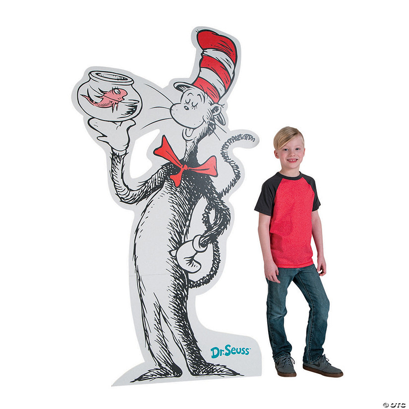6 Ft. Dr. Seuss&#8482; The Cat in the Hat&#8482; Life-Size Cardboard Cutout Stand-Up Image