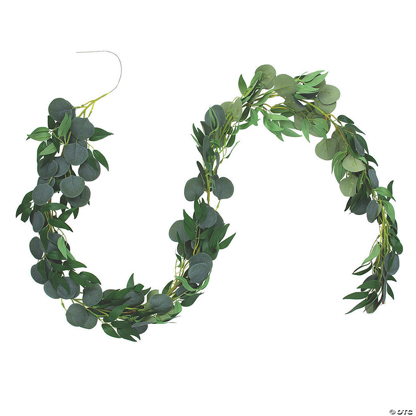 6 ft. Faux Mixed Greenery Garland Oriental Trading