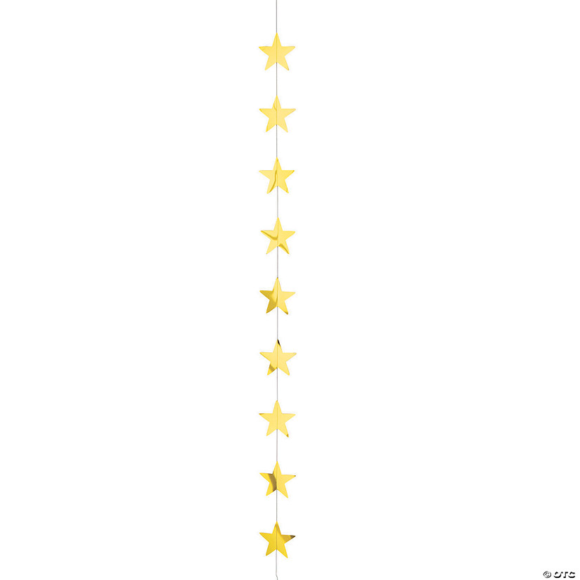 6 Ft. Gold String of Stars Image