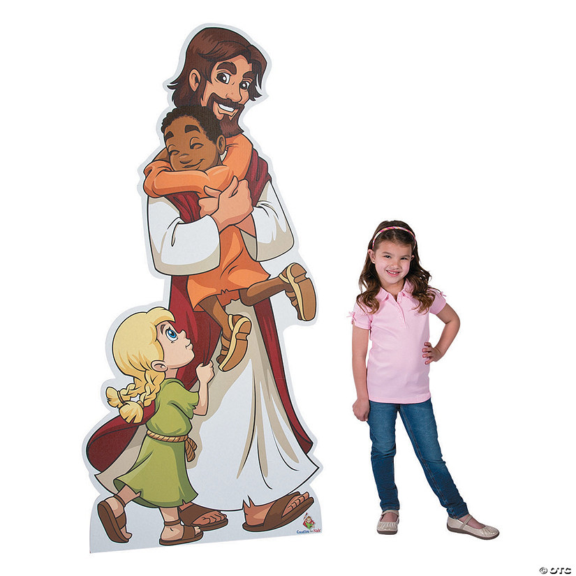 6 Ft. Jesus & the Children Life-Size Cardboard Cutout Stand-Up Image