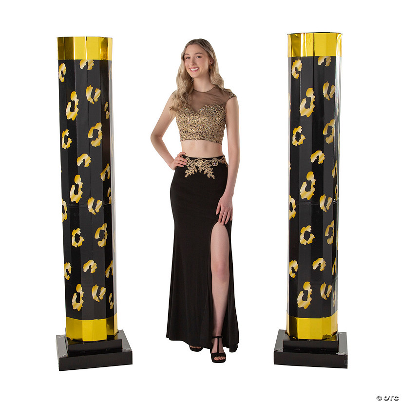 6-ft. Jungle Animal Print Columns - 2 Pc. Image