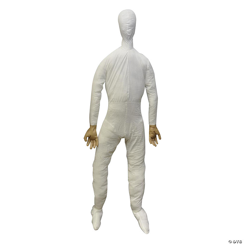 6 Ft. Life-Sized White Dummy with Hands Halloween Decoration Image
