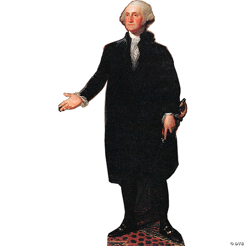 6 Ft. President George Washington Life-Size Cardboard Cutout Stand-Up Image