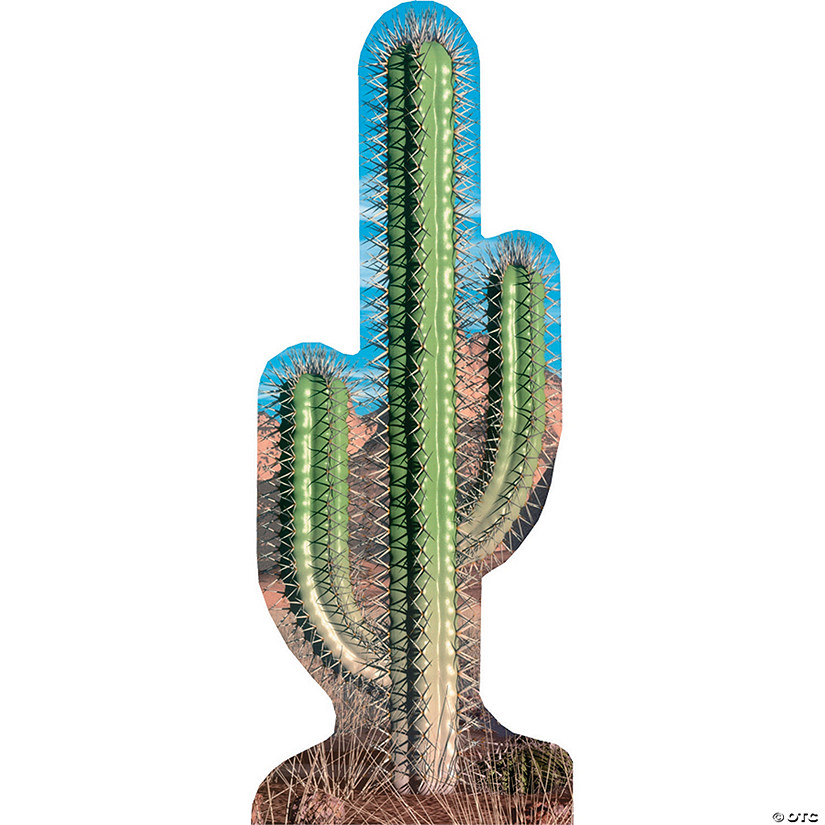 6 Ft. Single Cactus Cardboard Cutout Stand-Up Image