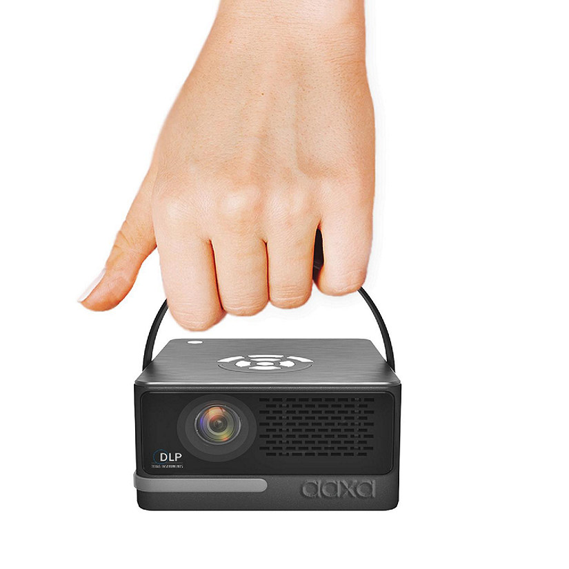 (6 Hour Battery) AAXA World's Brightest P6 Ultimate Party Projector, Black Home Theater Image