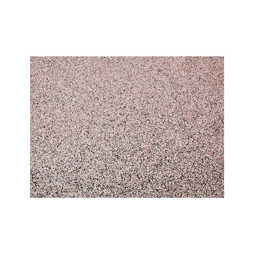 6 pcs 16" Rectangle Glittered Faux Leather Placemats Wedding Table Decorations Image