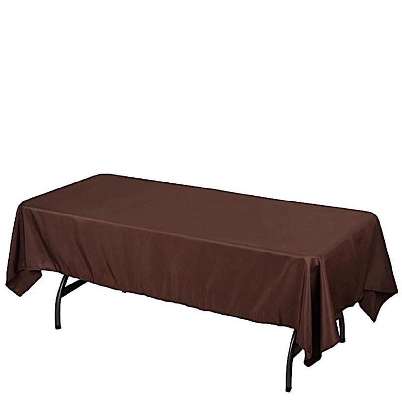 6 pcs 60x102" Polyester Rectangular Tablecloths Party Wedding Table Linens  Image